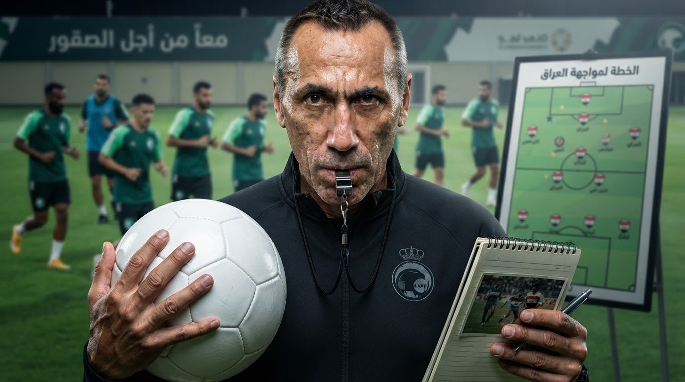 أول تحرك من المنتخب السعودي قبل صدام العراق